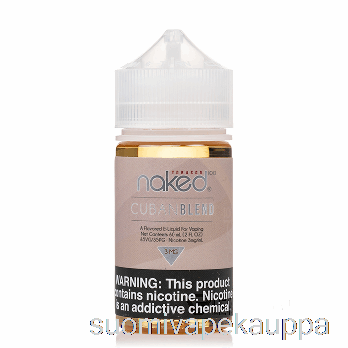 Vape Suomi Kuubalainen Sekoitus - Alasti 100 Tupakkaa - 60ml 12mg